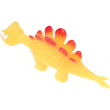 Eddy Toys Dinosaurus Stegosaurus Katapult Geel 10 Cm