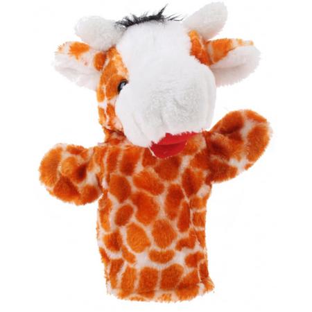 Eddy Toys Handpop Giraffe 23 Cm Bruin