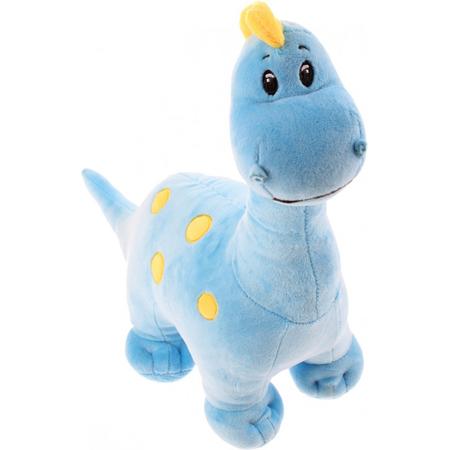 Eddy Toys Knuffel Dinosaurus Blauw 37 Cm