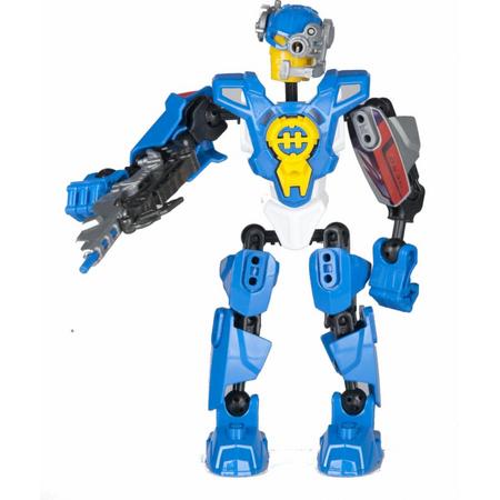 Eddy Toys Robot Roboter Blauw 19 cm