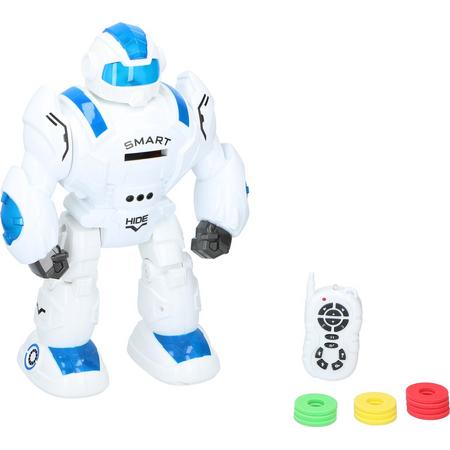 Eddy Toys Robotschieter  - Afstandsbediening - 10 Schietdiscs - Met Sensoractivatie