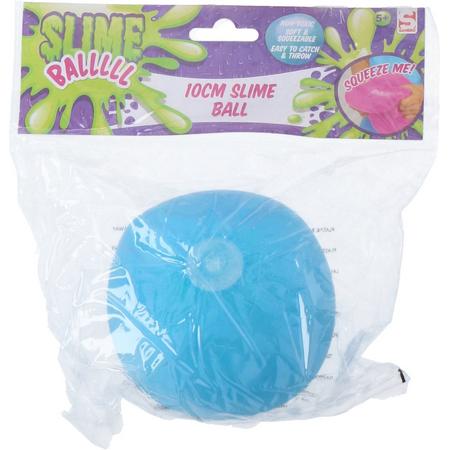 Eddy Toys Stressbal Slime Ball Siliconen 10 Cm Blauw