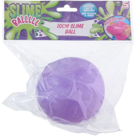 Eddy Toys Stressbal Slime Ball Siliconen 10 Cm Paars