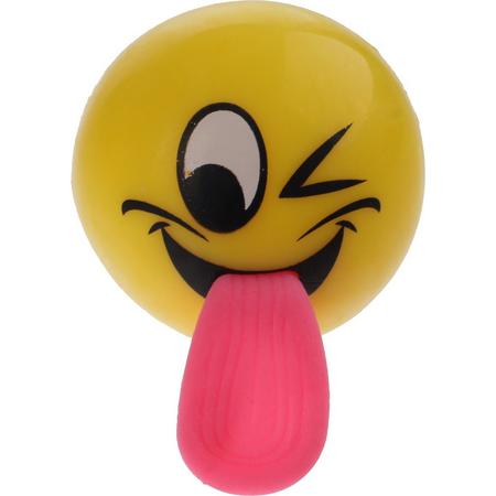 Eddy Toys Stuiterbal Emoji Met Licht 6 Cm Knipoog