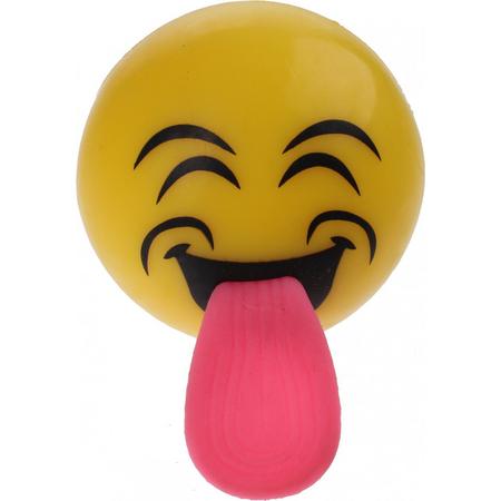 Eddy Toys Stuiterbal Emoji Met Licht 6 Cm Ogen Dicht