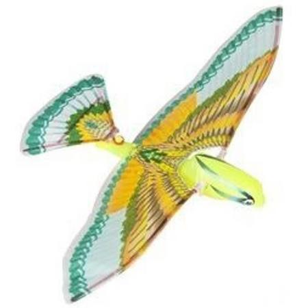 Eddy Toys Vliegende Vogel Groen 26 Cm