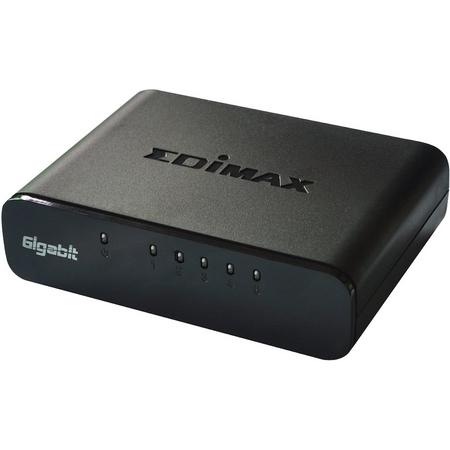 Edimax ES-5500G V3 Unmanaged Gigabit Ethernet (10/100/1000) Zwart netwerk-switch