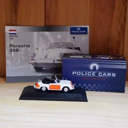 Porsche 356 Cabrio Rijkspolitie Police Cars 1:43 Editions Atlas