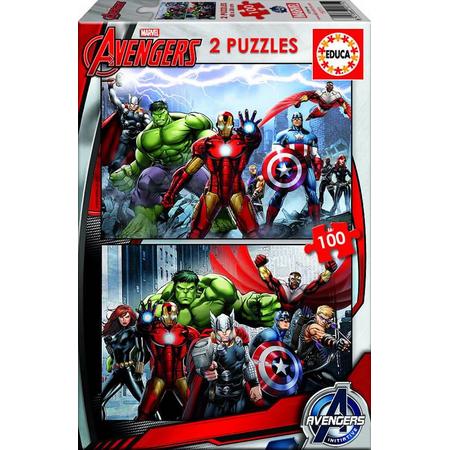 Educa Avengers - 2 x 100 stukjes