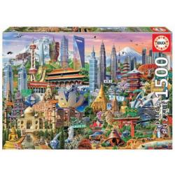   puzzel - wolkenkrabbers van Azië - 1500 stukjes