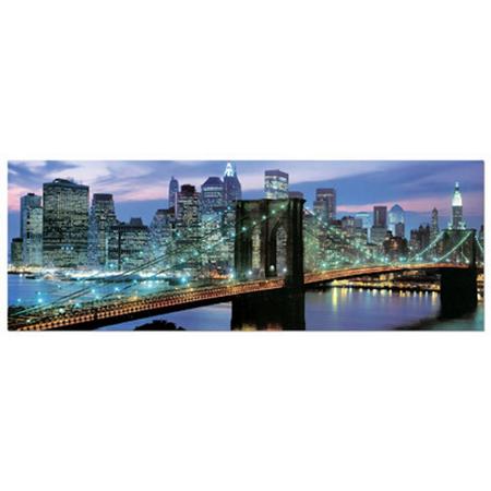 Legpuzzel (Panorama) - 1000 stukjes - Brooklyn Bridge New York - Educa Legpuzzel