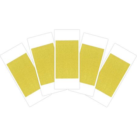 Glitterkarton 50 x 70 cm (250g/m2) geel, set van 25 vel