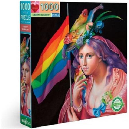 eeboo puzzel liberty rainbow (1000)