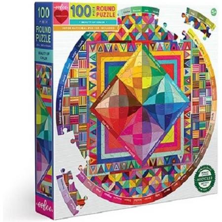 puzzel Eeboo Beauty of Color (100 rond)