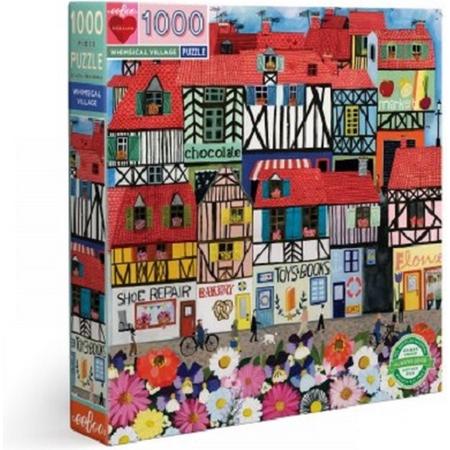puzzel eeBoo Whimsical Village 1000
