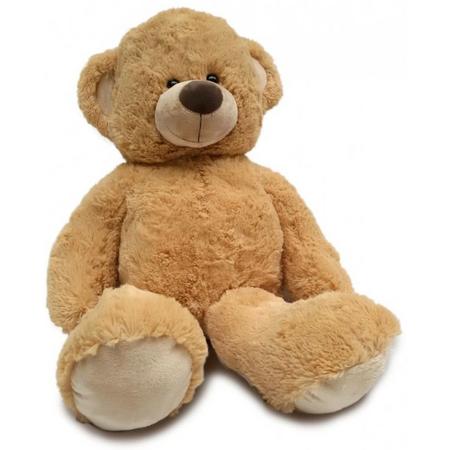 Teddybeer, pluche, pluche beer, knuffel, knuffelbeer - 80cm