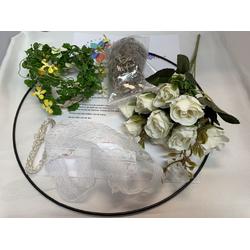 Workshop pakket witte rozenkrans
