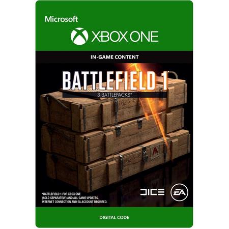 Battlefield 1 - 3 Battlepacks - Xbox One