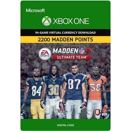 Madden NFL 17: 2200 Madden Points Xbox One (Digitale Code)