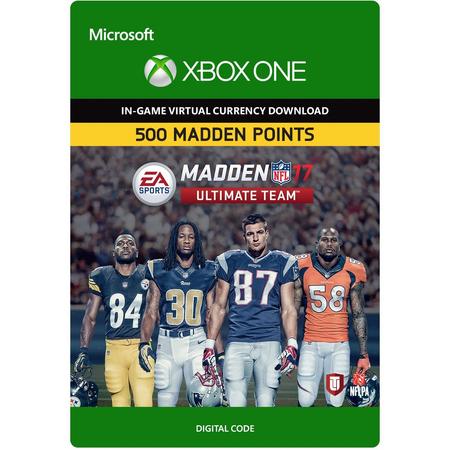 Madden NFL 17: 500 Madden Points Xbox One (Digitale Code)
