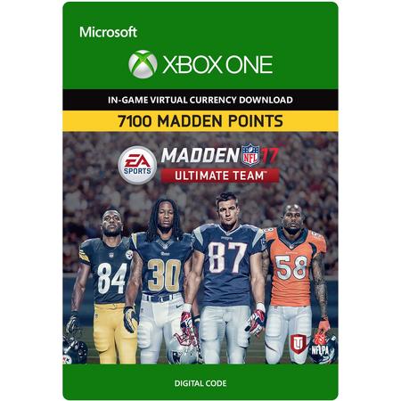 Madden NFL 17: 7100 Madden Points Xbox One (Digitale Code)