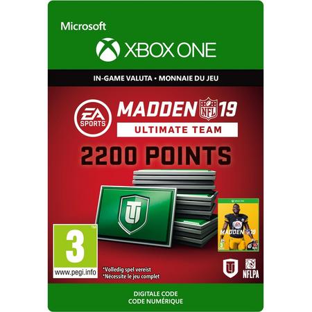 Madden NFL 19: 2.200 Madden Ultimate Team Punten  - Xbox One