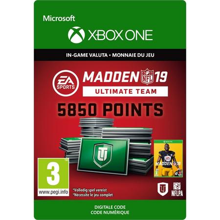 Madden NFL 19: 5.850 Madden Ultimate Team Punten  - Xbox One