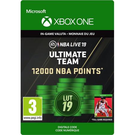 NBA LIVE 19: NBA Ultimate Team - 12.000 Points Pack - Xbox One