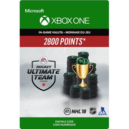 NHL 18 Ultimate Team - NHL Points 2800 - Consumable - Xbox One