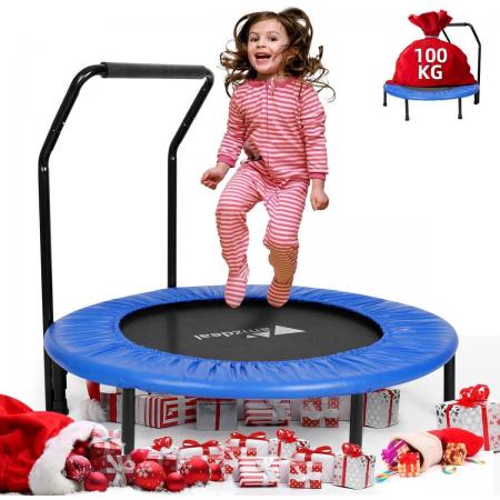 Elsenberg Essentials® Fitness trampoline - Kinder trampoline - indoor trampoline - springmat - inklapbaar - sporttrampoline voor binnen en buiten - kinder plezier