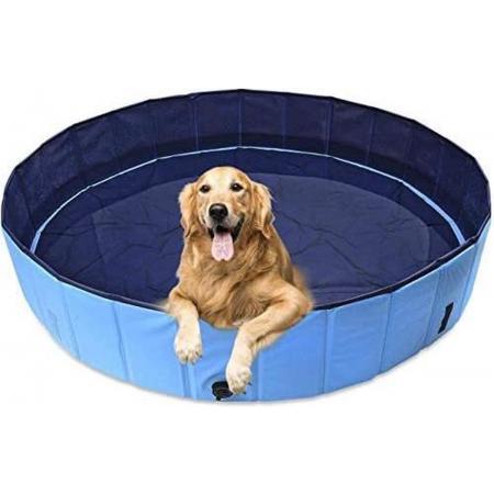 Elsenberg Essentials® Premium Hondenzwembad met gratis opbergzak 120x30CM - Zwembad - Hondenbad - Bad - Hondenmand - Zwemmen - Dierenzwembad - Huisdieren
