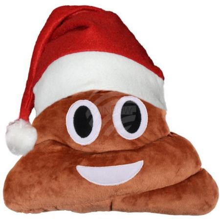 Emoji Drol Christmas Kussen