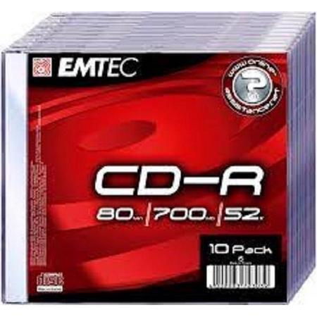 Emtec EKOC801052SLN (her)schrijfbare CD