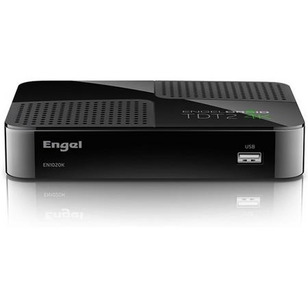 Engel Axil EN1020K Ethernet (RJ-45), Satelliet, WLAN Volledige HD Zwart TV set-top box