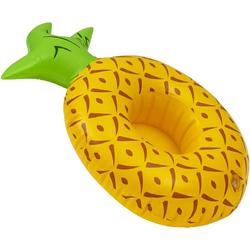 Enjoy Summer Opblaasbaare Ananas Cupholder 24 Cm Geel