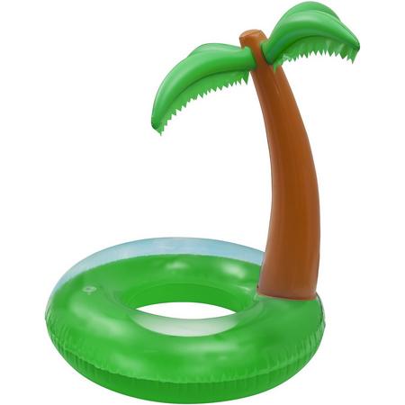 Enjoy Summer Opblaasbaare Zwemband Palmboom 118 Cm Groen
