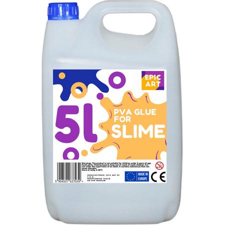 SLIME Epic Art - Vloeibare Lijm voor Slime - 5L plastische massa