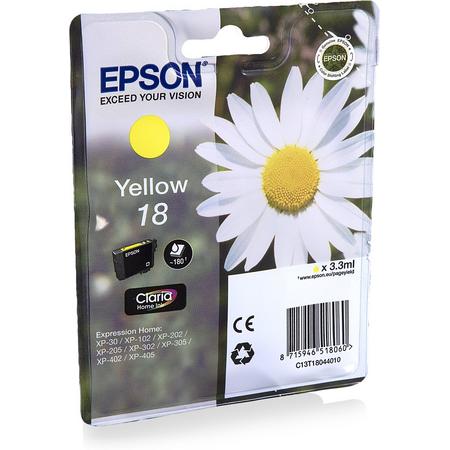 Epson 18 - Inktcartridge / Geel