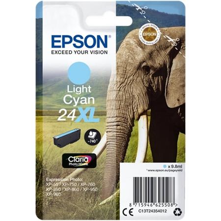 Epson 24XL- Inktcartridge / Licht Cyaan