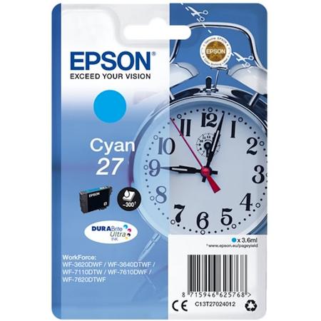 Epson 27 - Inktcartridge / Cyaan