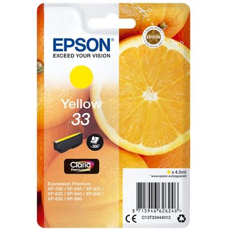 Epson 33 - Inktcartridge / Geel