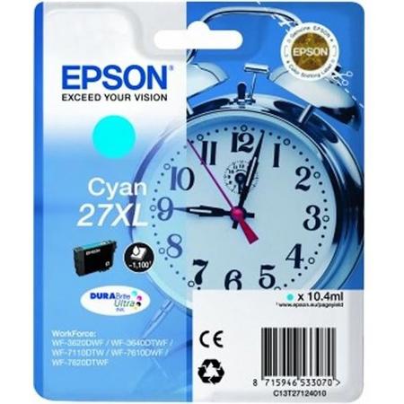 Epson C13T27124022 10.4ml 1100paginas Cyaan inktcartridge