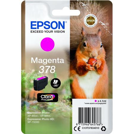 Epson C13T37834010 4.1ml Magenta 360paginas inktcartridge