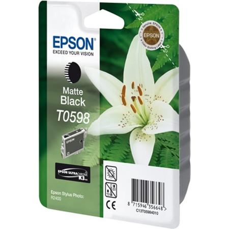 Epson T0598 - Inktcartridge Mat zwart