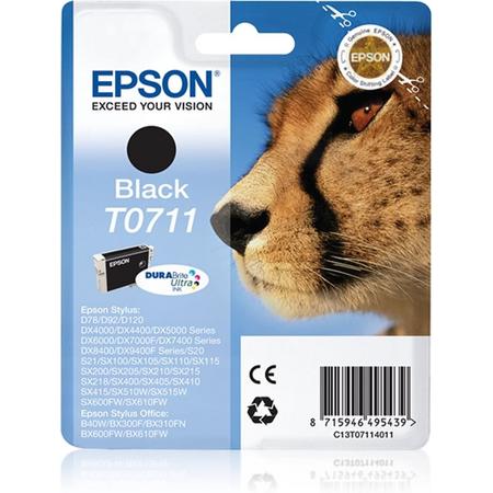 Epson T0711 - Inktcartridge / Zwart