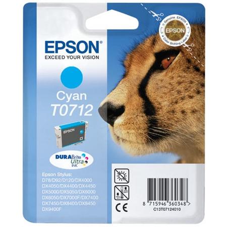Epson T0712 - Inkcartridge / Cyaan