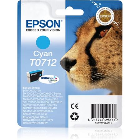 Epson T0712 - Inktcartridge / Cyaan