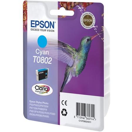 Epson T0802 - Inktcartridge / Cyaan