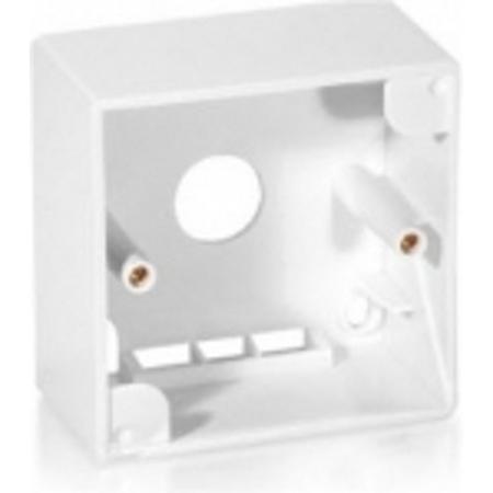 Equip 761302 Back Box for Face Plate 761301 pure white