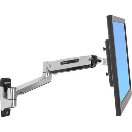 Ergotron LX Sit-Stand Wall Mount LCD Arm 106,7 cm (42) Roestvrijstaal